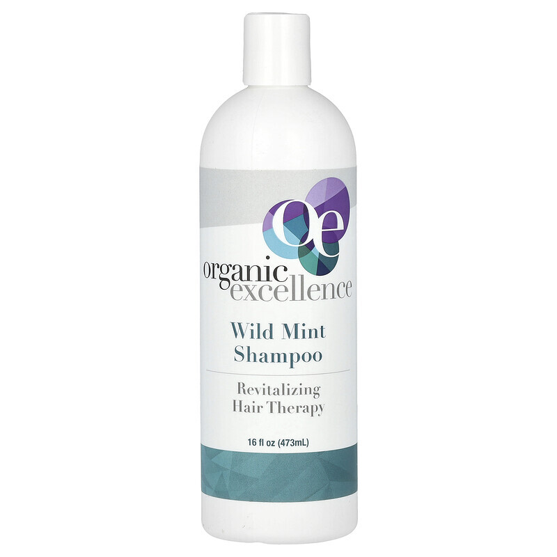 

Organic Excellence, Shampoo, Revitalizing Hair Therapy, Wild Mint, 16 fl oz (473 ml)