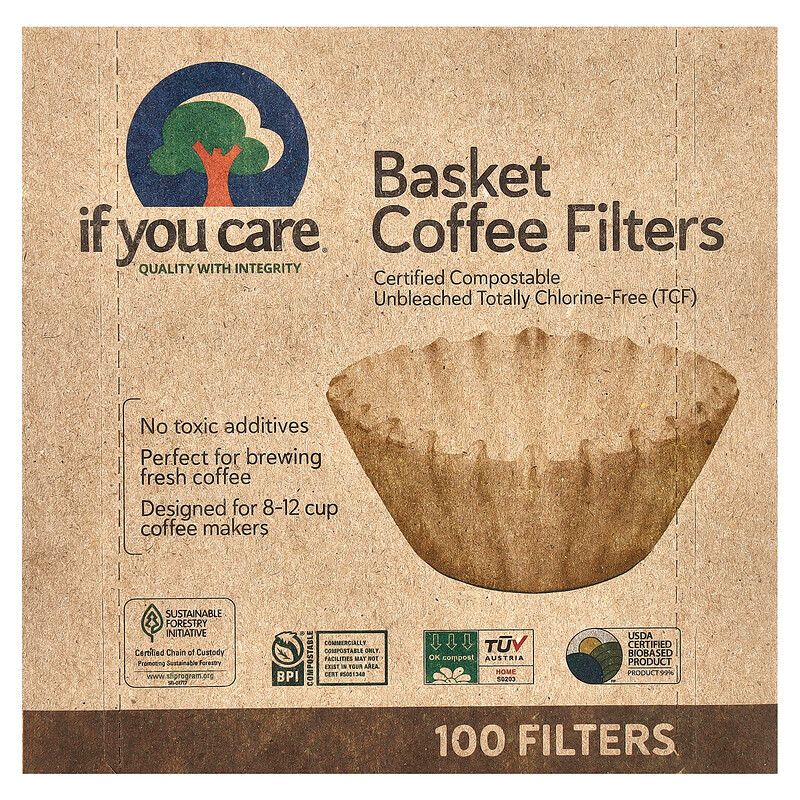 

If You Care, Korb-Kaffeefilter, 100 Filter