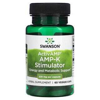 

Swanson, ActivAMP AMP-K Stimulator, 225 mg, 60 pflanzliche Kapseln