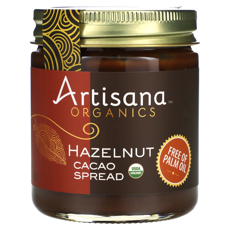 Artisana, Organics, паста с фундуком и какао, 227 г (8 унций)