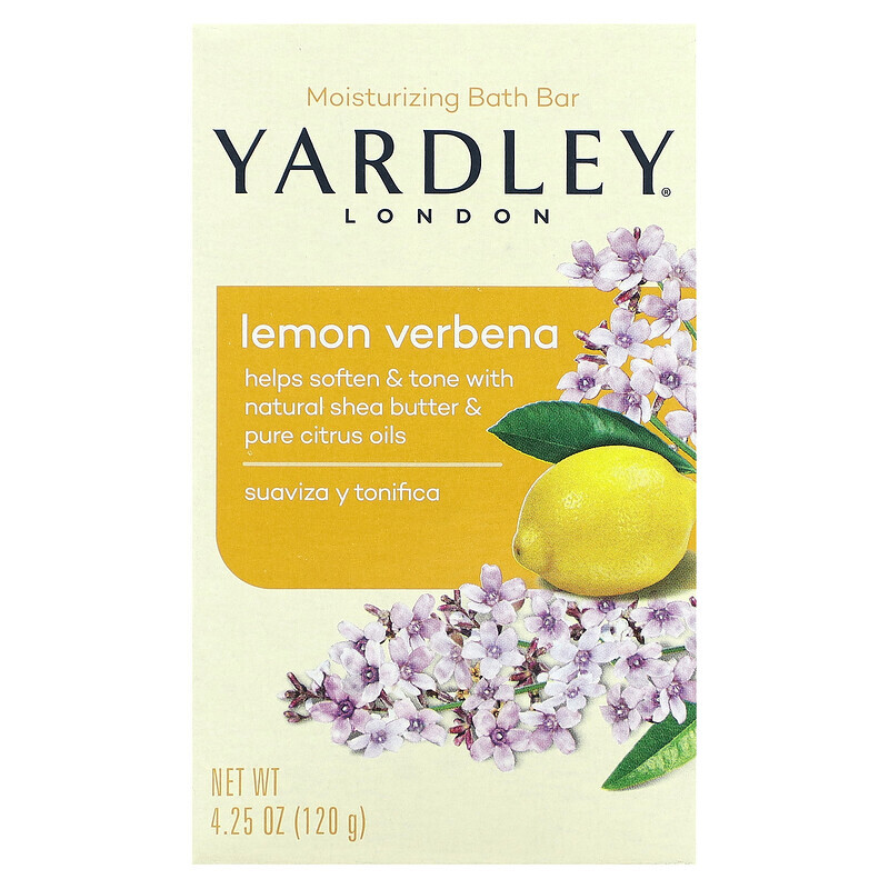 

Yardley London, Увлажняющее мыло для ванн, лимонная вербена, 120 г (4,25 унции)