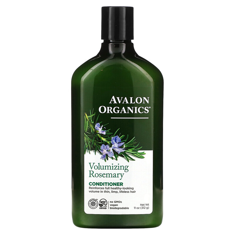 

Avalon Organics, кондиционер, для увеличения объема волос, розмарин, 312 г (11 унций)