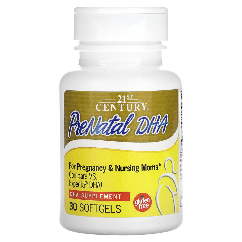 

21st Century, PreNatal DHA, 30 Softgels