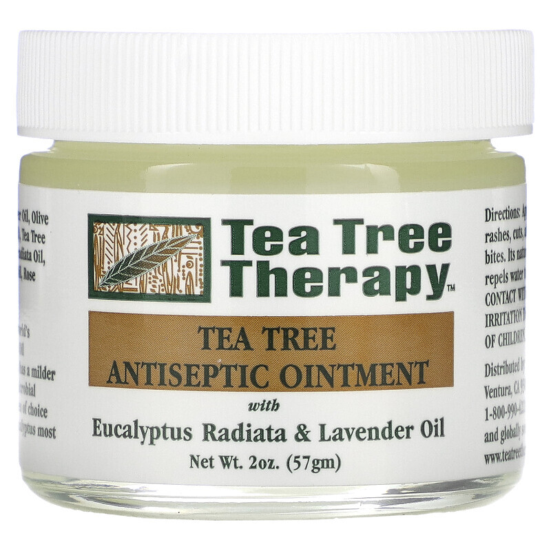 

Tea Tree Therapy, антисептическая мазь с чайным деревом, 57 г (2 унции)