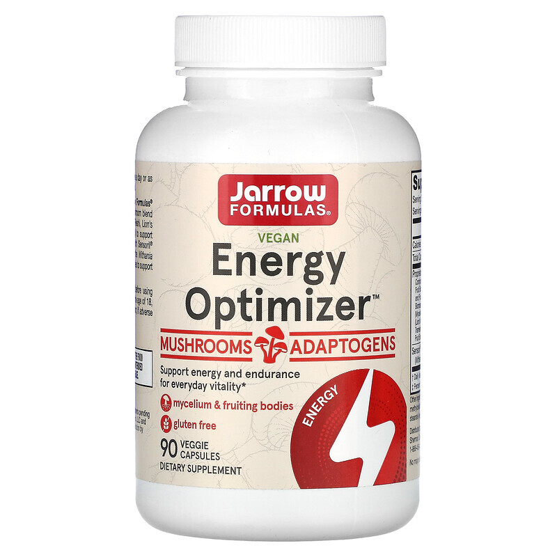 

Jarrow Formulas, Energy Optimizer, 90 растительных капсул