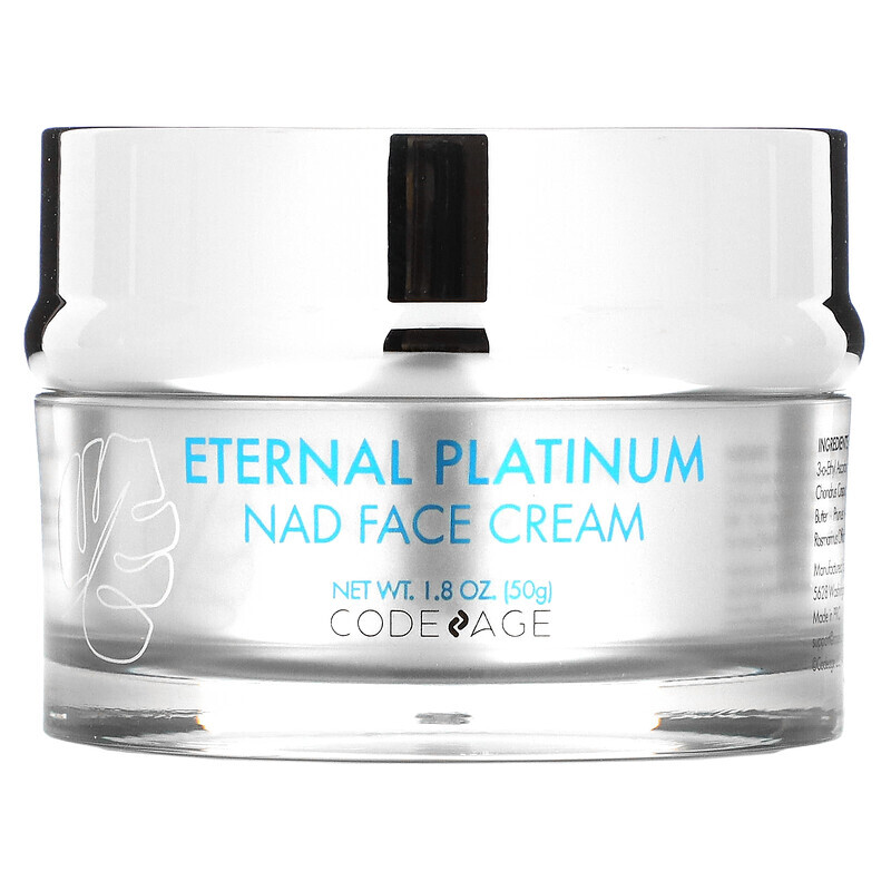 

Codeage, Eternal Platinum NAD Face Cream, 1.8 oz (50 g)