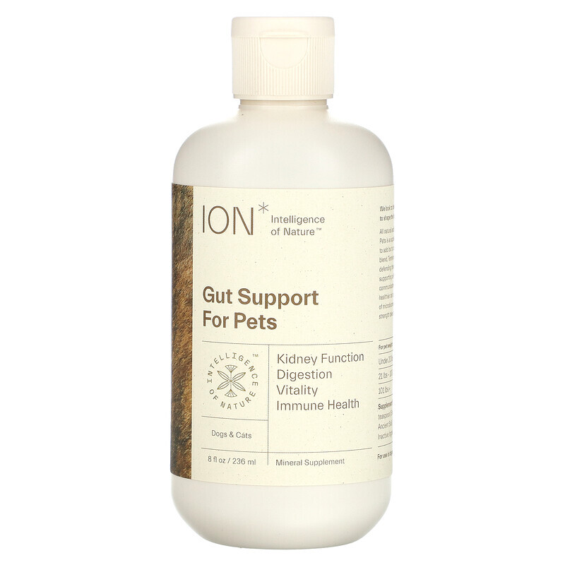 

ION Intelligence of Nature, Gut Support For Pets, Dogs and Cats, Darmunterstützung für Haustiere, Hunde und Katzen, 236 ml (8 fl. oz.)