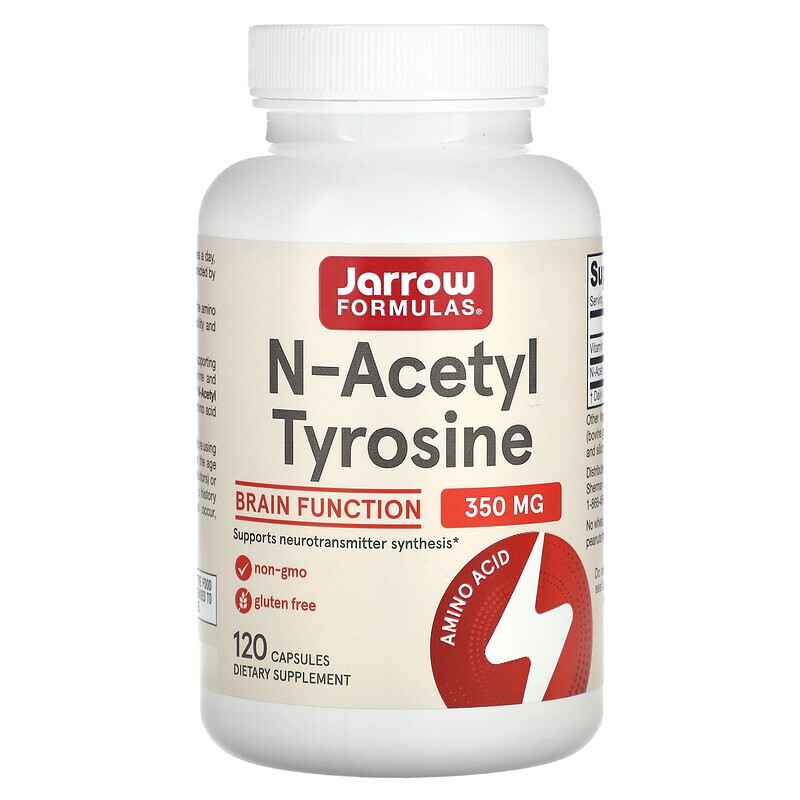 

Jarrow Formulas, N-Acetyl-Tyrosin, 350 mg, 120 Kapseln