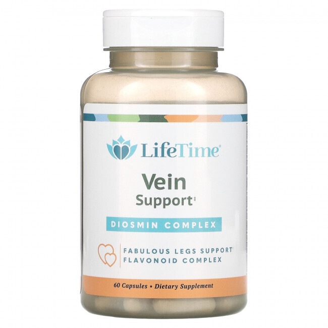 

LifeTime Vitamins, комплекс с диосмином, 60 капсул