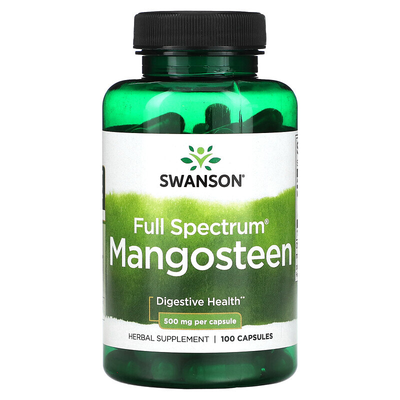 

Swanson, Vollspektrum-Mangostan, 500 mg, 100 Kapseln