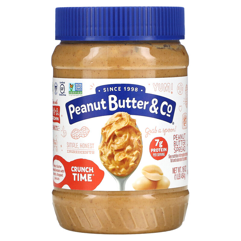 Peanut Butter & Co., Crunch Time, арахисовая паста, 454 г (16 унций)