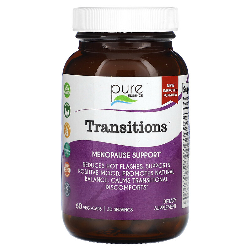 

Pure Essence, Transitions`` 60 растительных капсул