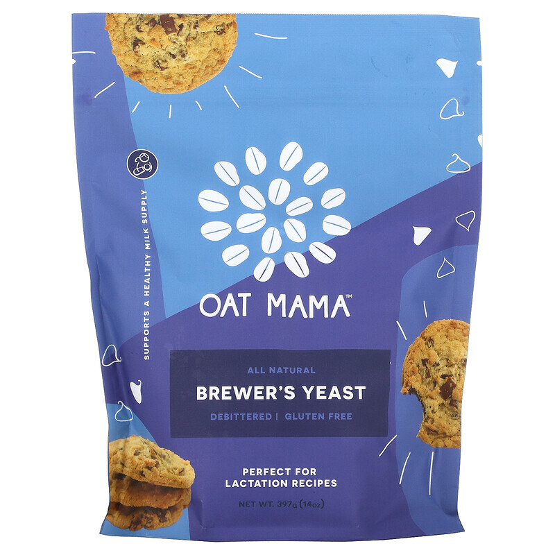 

Oat Mama, Пивные дрожжи, 397 г (14 унций)