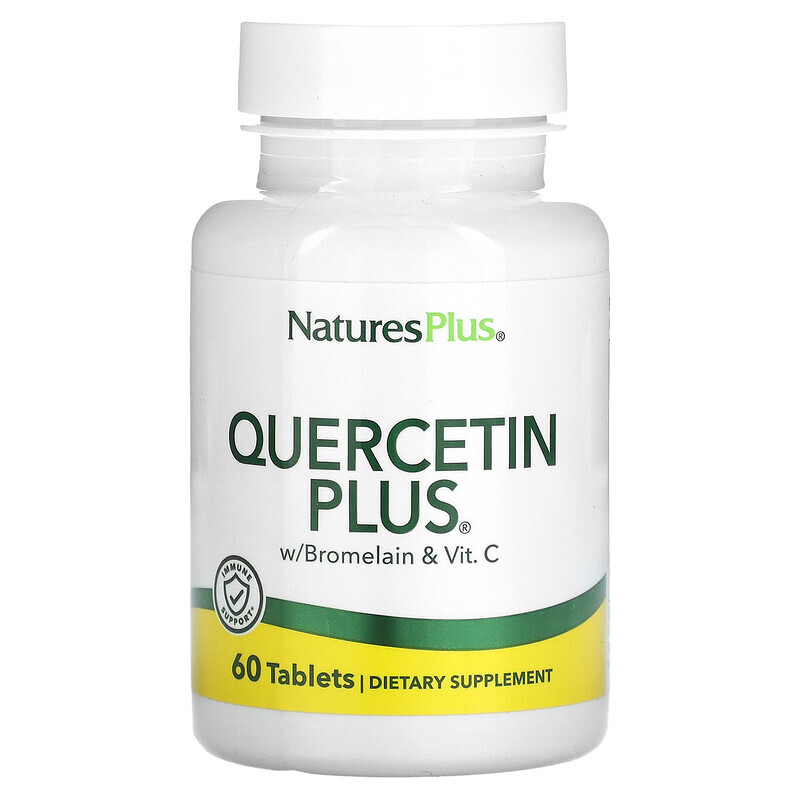 

NaturesPlus, Quercetin Plus, 60 таблеток