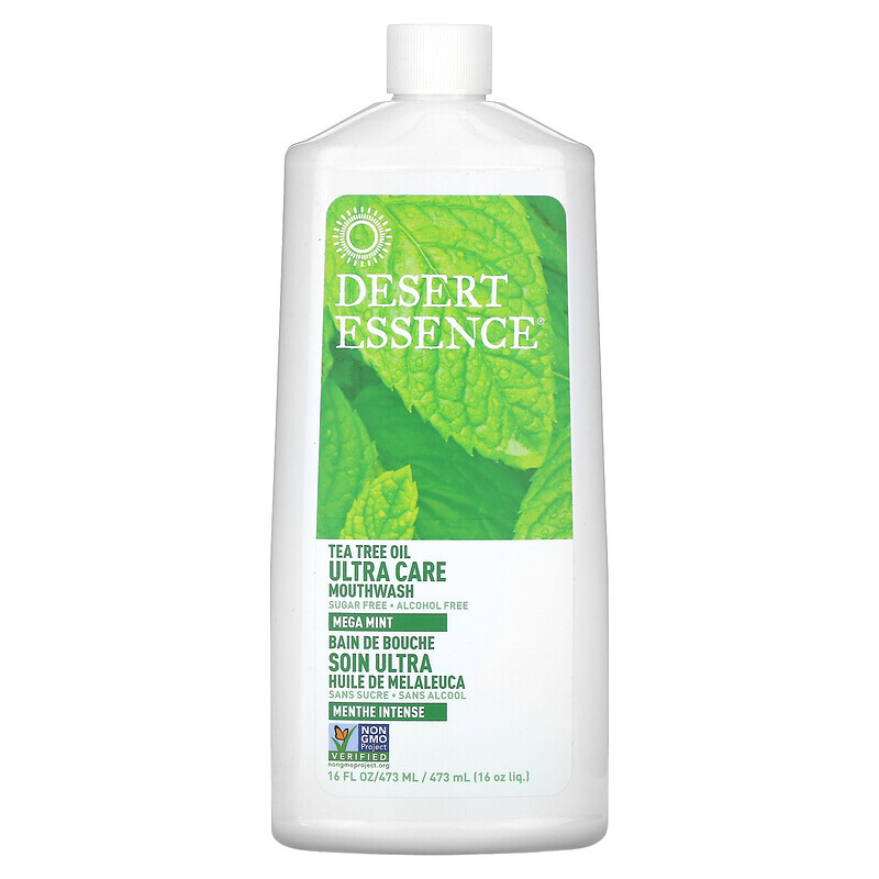 Desert Essence Полоскание для рта Ultra Care с мятой 16 ж унц 473 мл 2196₽