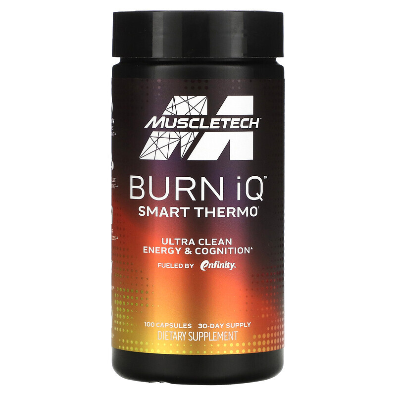 MuscleTech, Burn iQ, Smart Thermo`` 100 капсул