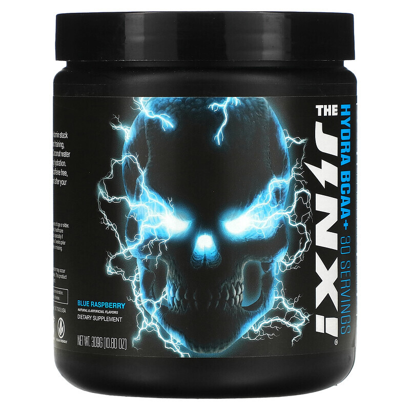 

JNX Sports, The Jinx, Hydra BCAA+, голубая малина, 309 г (10,8 унции)