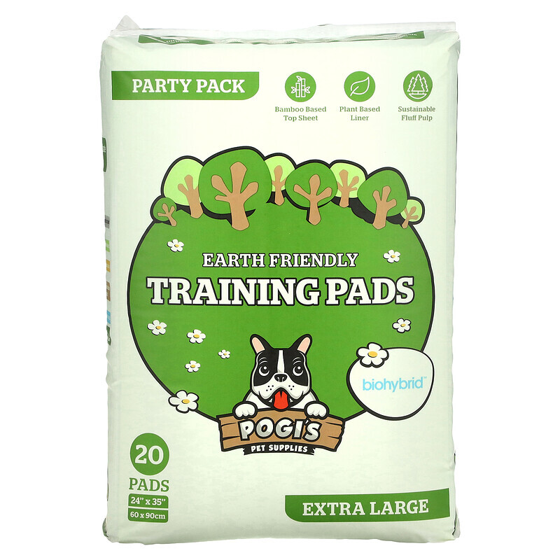 

Pogi's Pet Supplies, Earth Friendly Trainingspads, extra groß, 20 Pads