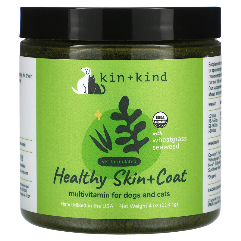 

Kin+Kind, Multivitamin für Hunde und Katzen, 113,4 g (4 oz.)