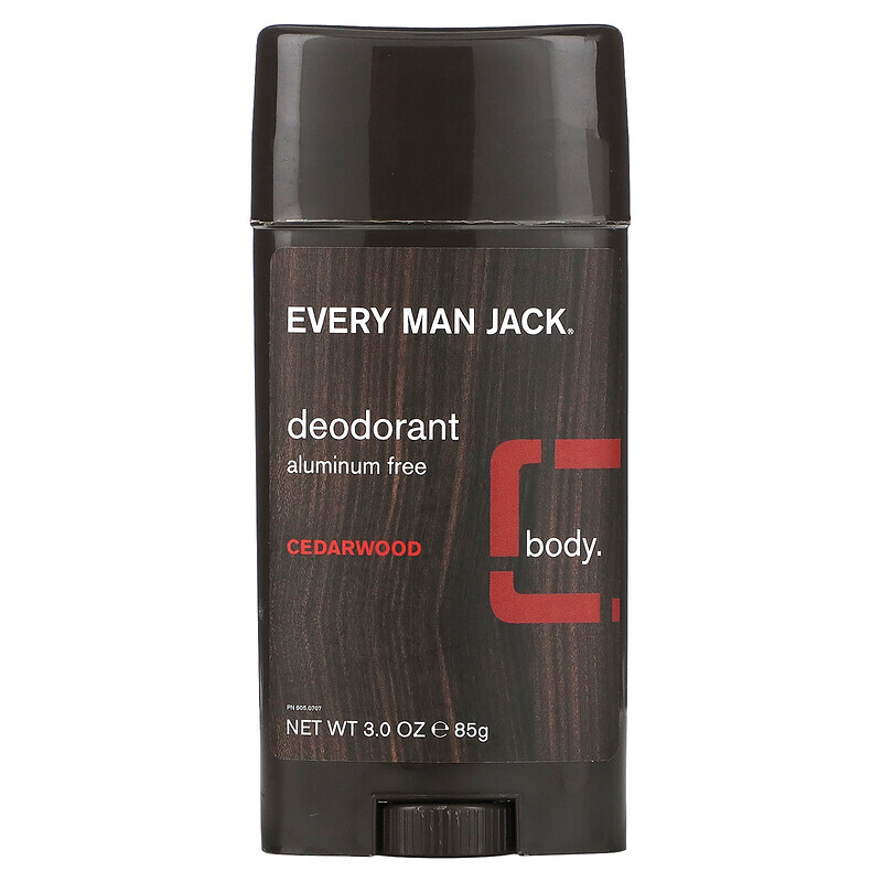 

Every Man Jack, Deodorant, Aluminum Free, Cedarwood, 3 oz (85 g)