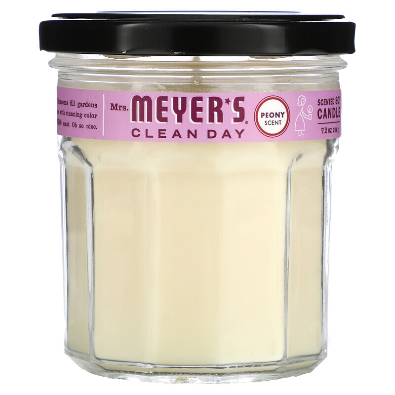 Mrs. Meyers Clean Day, Peony Candle, 204 г (7,2 унции)