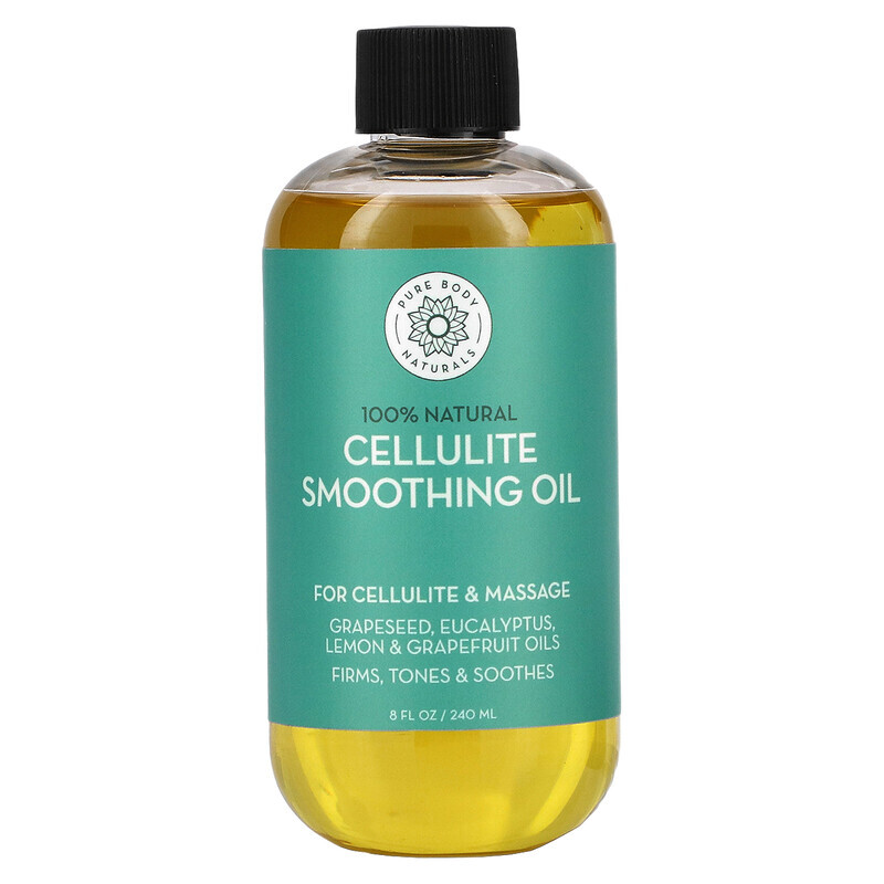 

Pure Body Naturals, Cellulite Smoothing Oil, 8 fl oz (240 ml)