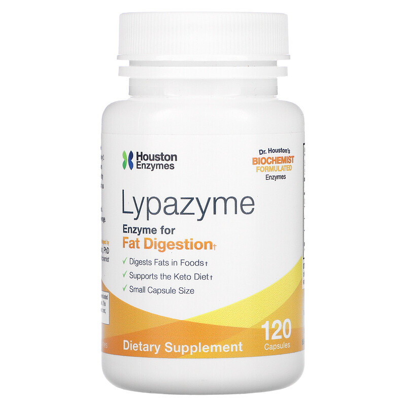 

Houston Enzymes, Lypazyme, 120 Capsules