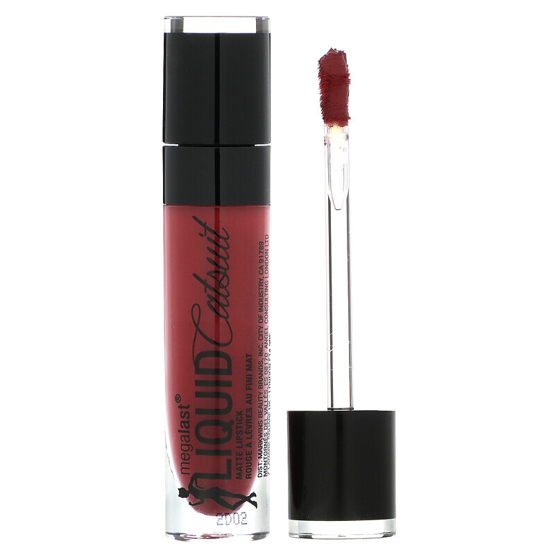 

wet n wild, MegaLast Liquid Catsuit Matte Lipstick, Behind The Bleachers, 0.21 oz (6 g)