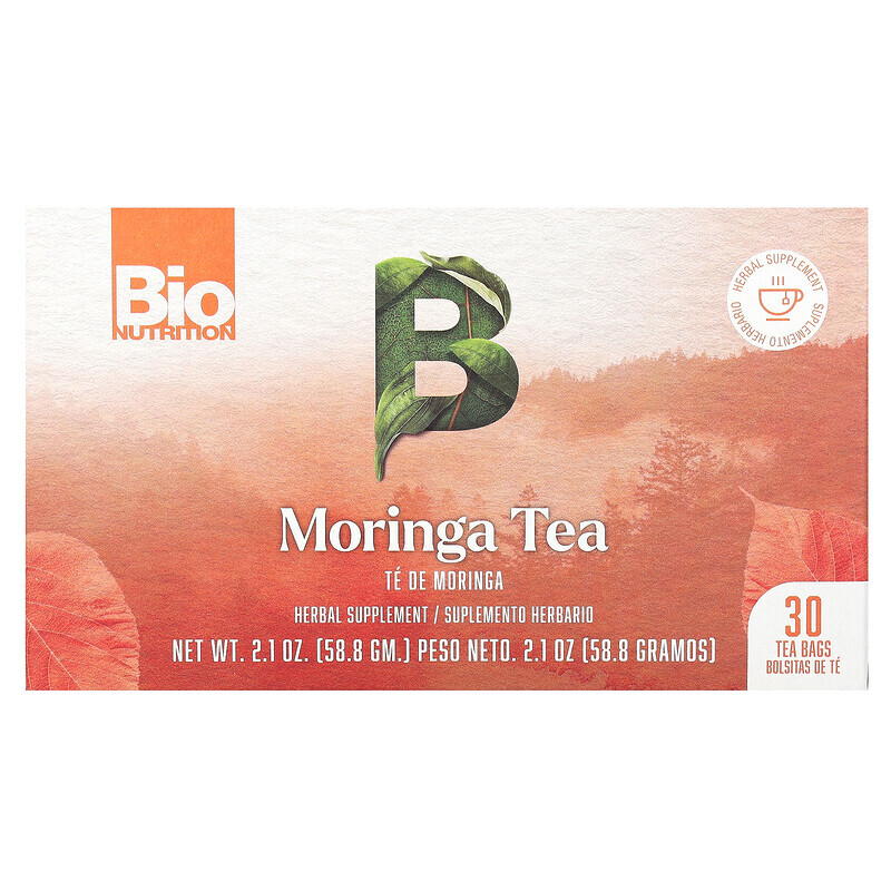 

Bio Nutrition, Moringa Tea, 30 Tea Bags, 2.1 oz (58.8 g)