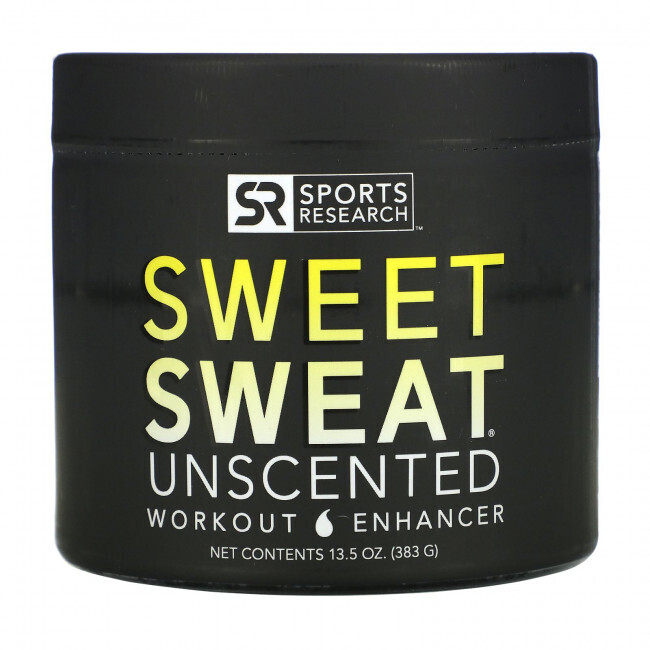 

Sports Research, Sweet Sweat, Усилитель Эффективности Тренировок, без Запаха, 13,5 унций (383 г)