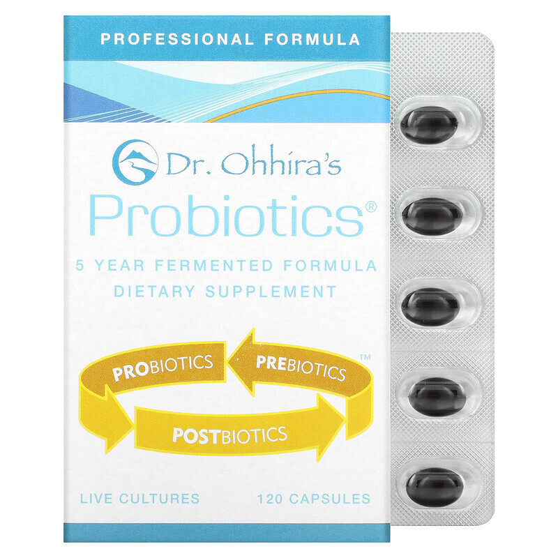 

Dr. Ohhira's, Essential Formulas Inc., Professional Formula Probiotics, 120 капсул