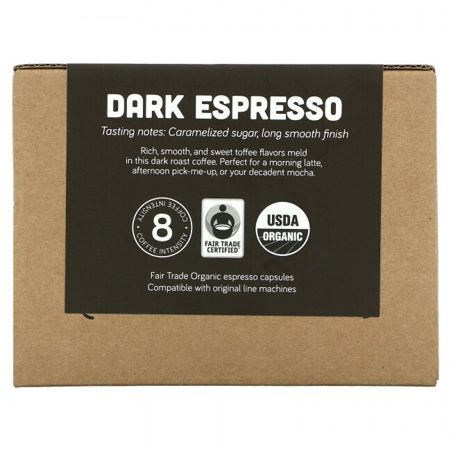 

Portland Coffee Roasters, Dark Espresso, капсулы для эспрессо, 30 шт.