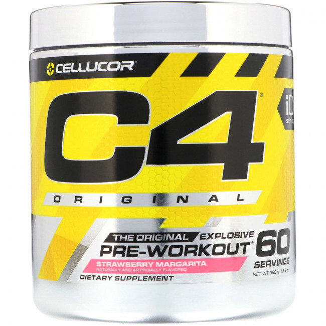 

Cellucor, C4 Original Explosive, предтренировочный комплекс, со вкусом «Клубничная маргарита», 390 г (13,8 унций)