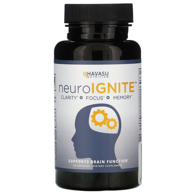 

Havasu Nutrition, NeuroIGNITE, 30 капсул