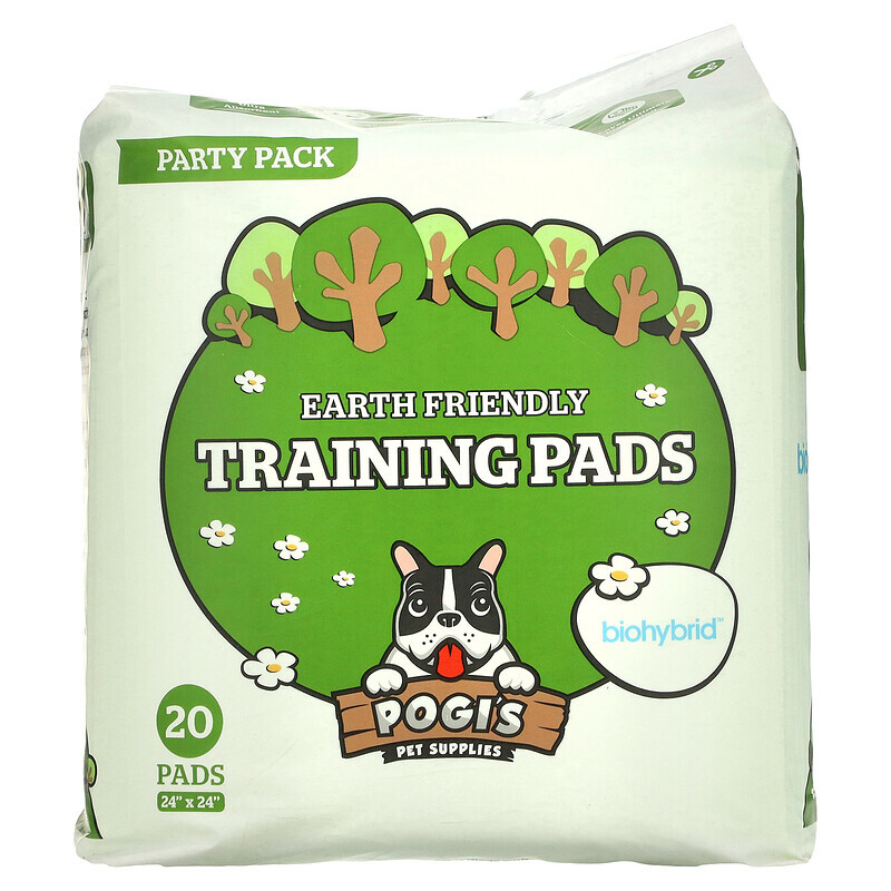 

Pogi's Pet Supplies, Earth Friendly Training Pads, 20 шт.