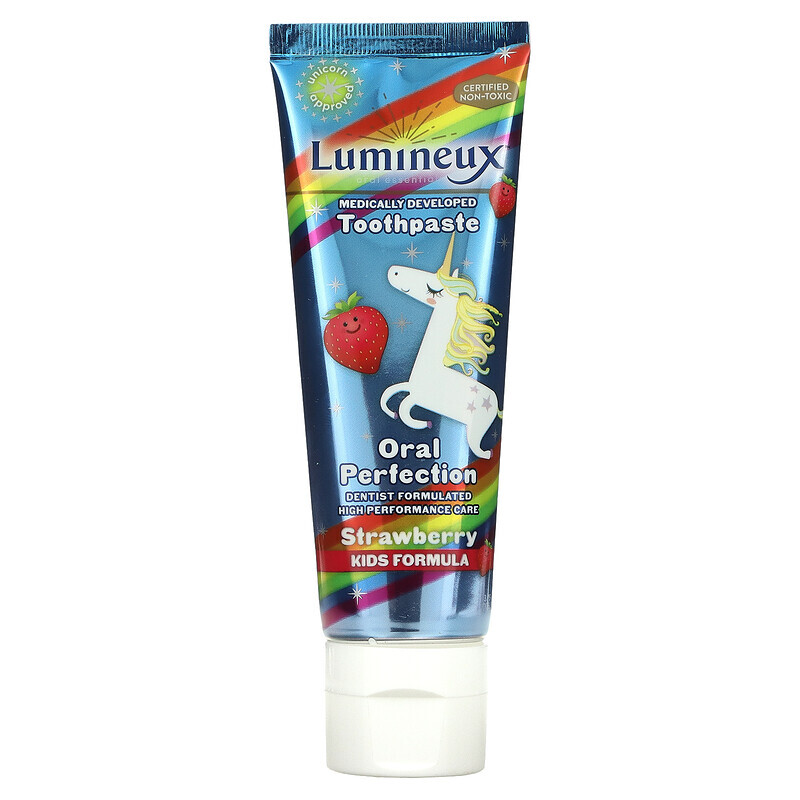 

Lumineux Oral Essentials, Medically Developed Toothpaste, Kids Formula, Strawberry, 3.75 oz (106.3 g)