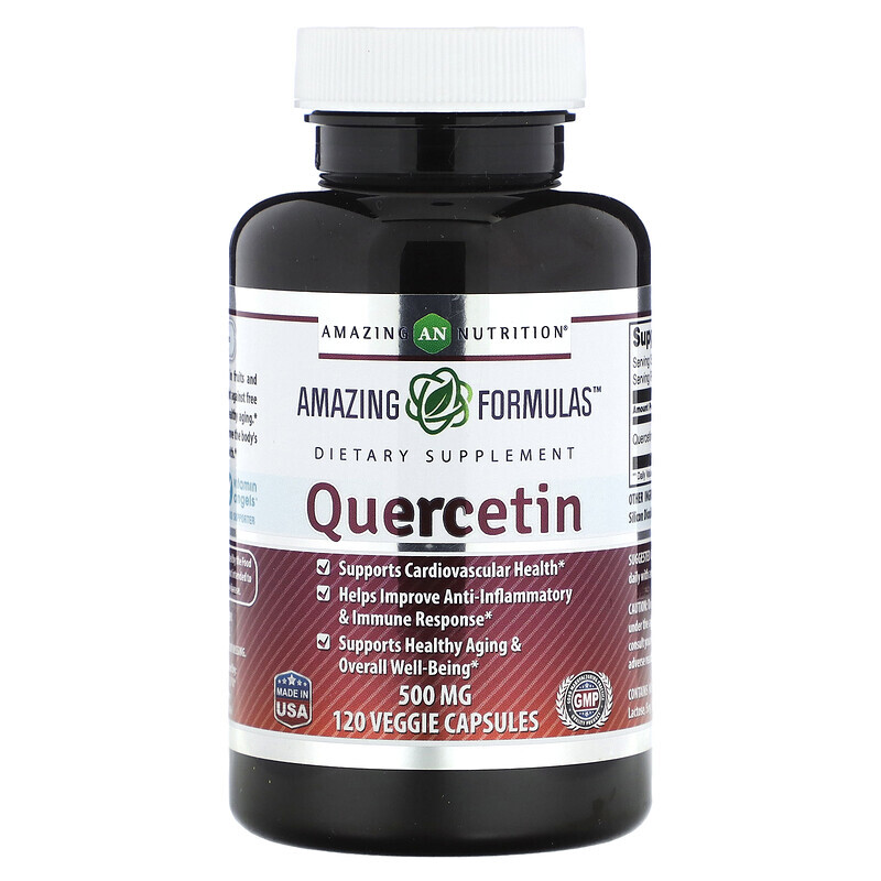 

Amazing Nutrition, Quercetin, 500 mg, 120 Veggie Capsules