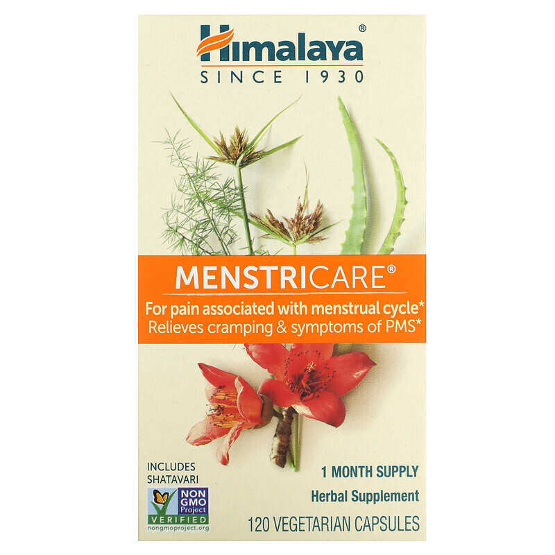 

Himalaya, MenstriCare, 120 вегетарианских капсул