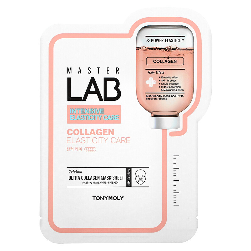 

Tony Moly, Master Lab, Collagen Elasticity, 1 лист, 19 г