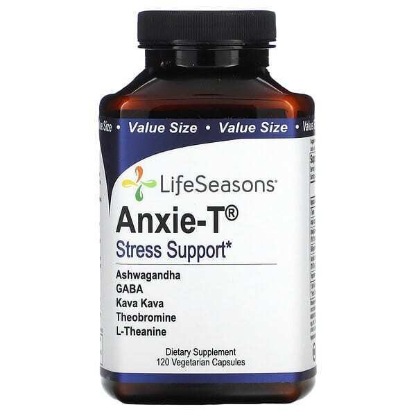 

LifeSeasons, Anxie-T, Stress Support, 120 vegetarische Kapseln