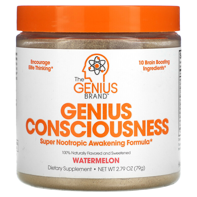 

The Genius Brand, Genius Consciousness, арбуз, 79 г (2,79 унции)