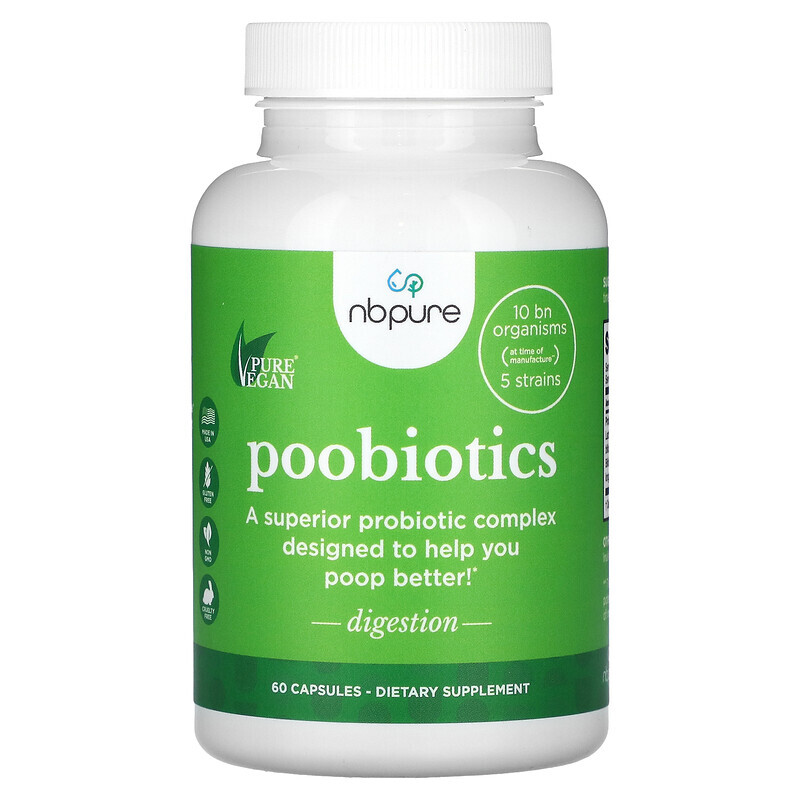 

NB Pure, Poobiotics`` 60 капсул