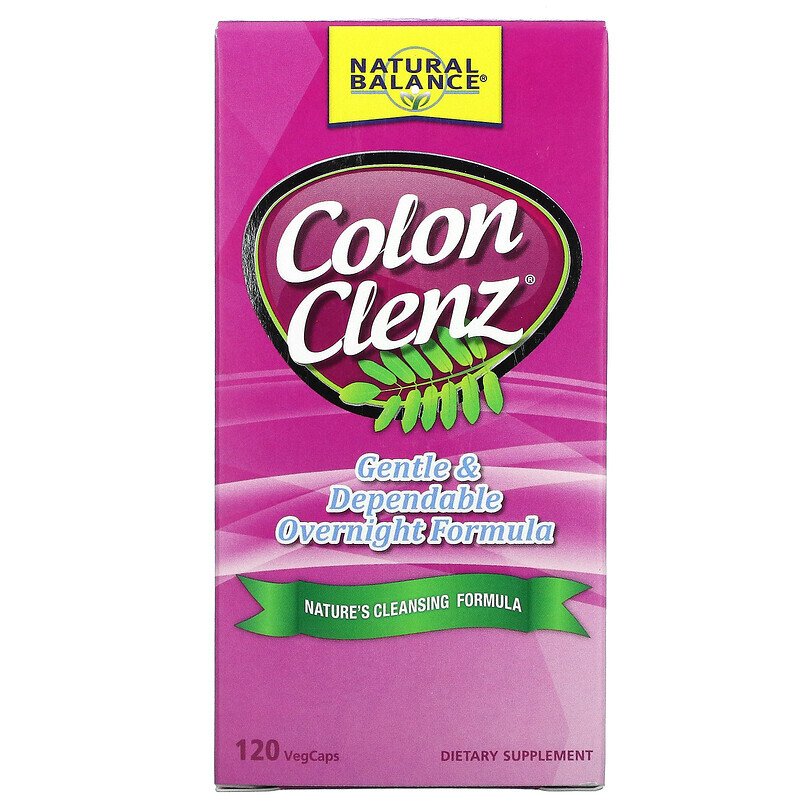 

Natural Balance, Colon Clenz, 120 вегетарианских капсул