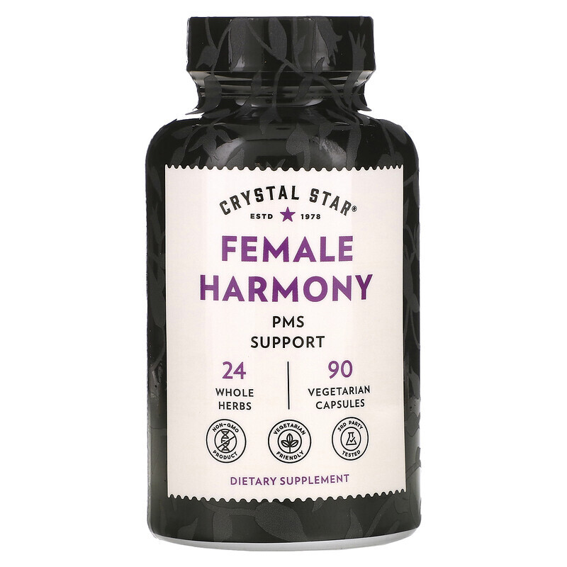 

Crystal Star, Female Harmony, 90 вегетарианских капсул
