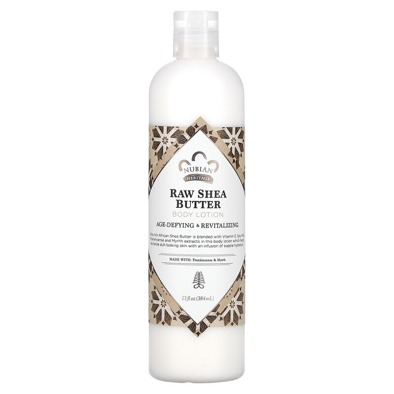 

Nubian Heritage, Body Lotion, Raw Shea Butter, 13 fl oz (384 ml)