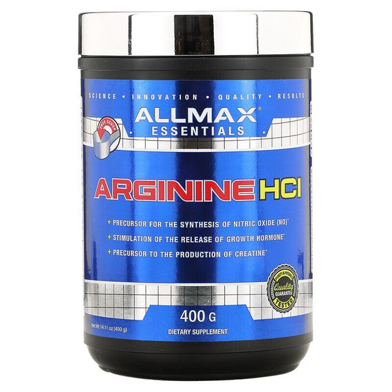 ALLMAX, гидрохлорид аргинина, 400 г (14,11 унции)