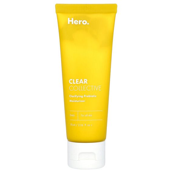 Hero Cosmetics, Clear Collective, Clarifying Prebiotic Moisturizer, 2.36 fl oz (70 ml)