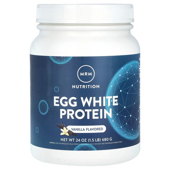 MRM Nutrition, протеин яичного белка, ваниль, 680 г (1,5 фунта)