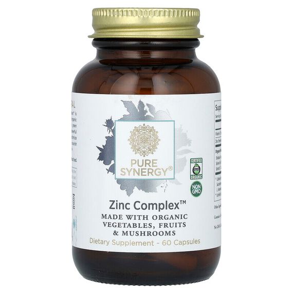 Pure Synergy, Zinc Complex, 60 капсул