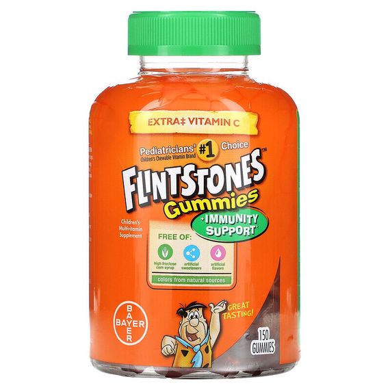 Flintstones, Gummies, мультивитаминная добавка для детей, 150 жевательных конфет